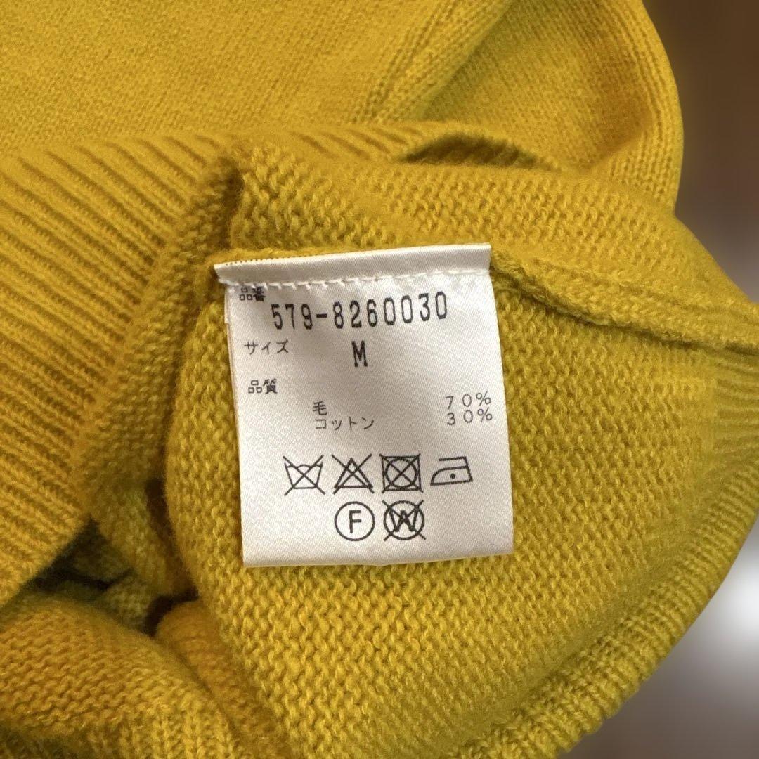 MARGARET HOWELL イエローニットセーター M マーガレットハウエル