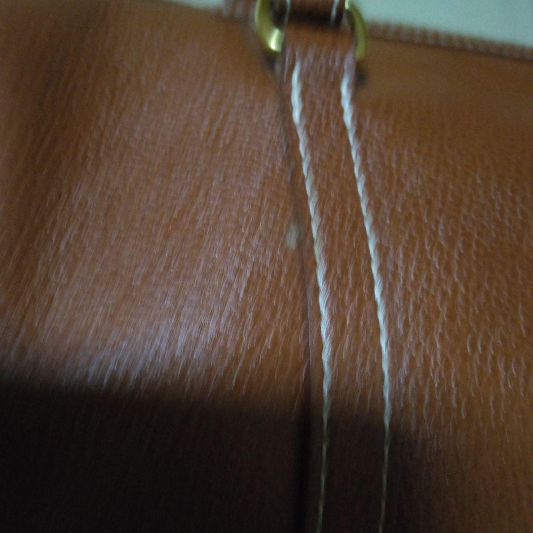 L*A様 美品！YSL ブラウンレザー ハンドバッグ！自宅保管品！