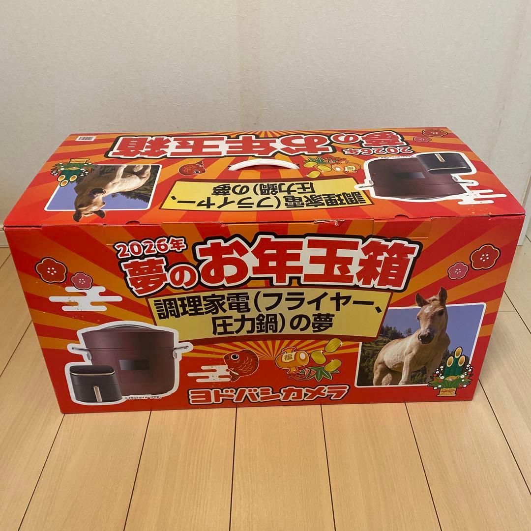 ヨドバシ 調理家電(フライヤー、圧力鍋)の夢 夢のお年玉箱 福袋