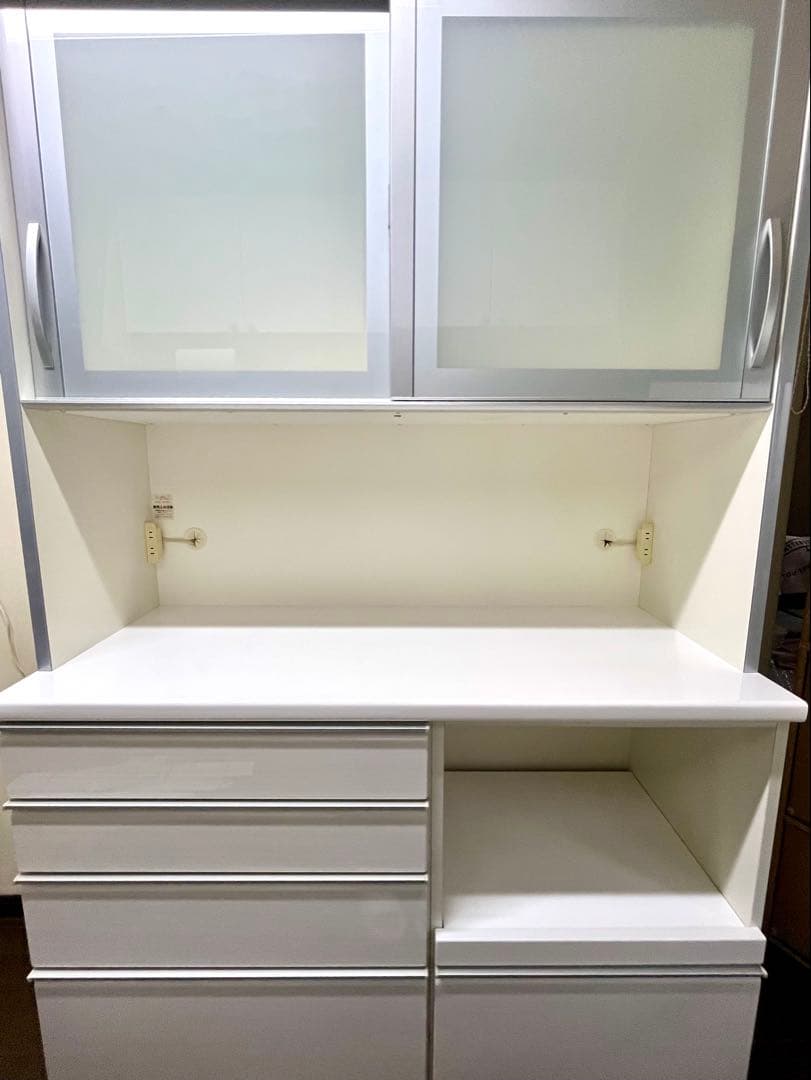 【美品・ソフトクローズ付き】キッチンラック 幅128.5cm 高さ205cm