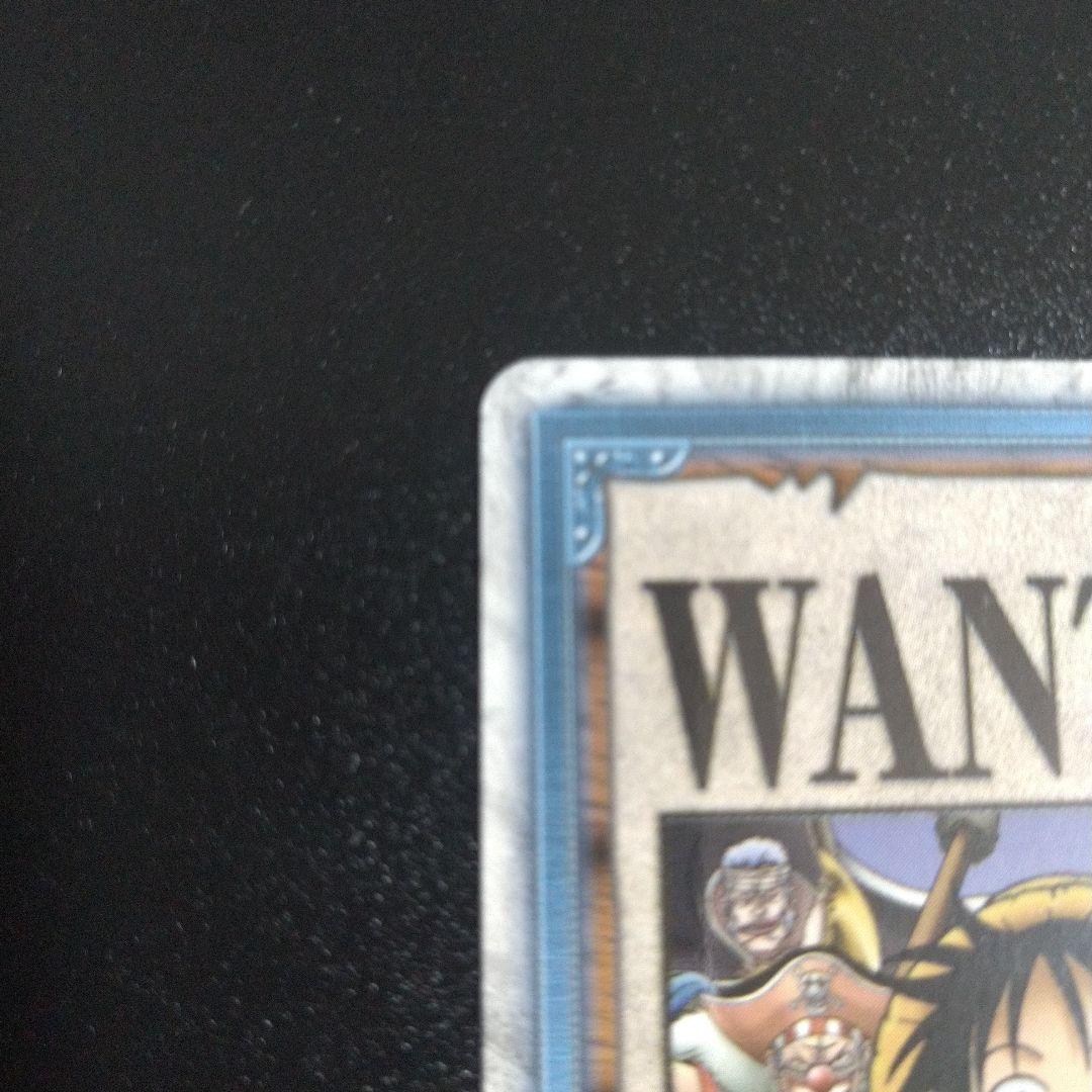 ワンピースライセンス認定証 船長 ルフィ ウォンテッドカード