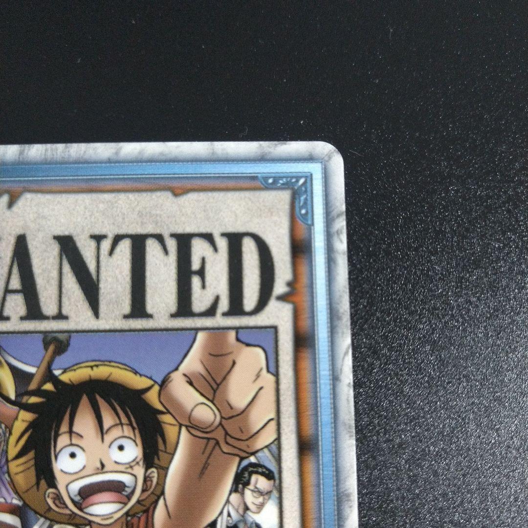 ワンピースライセンス認定証 船長 ルフィ ウォンテッドカード