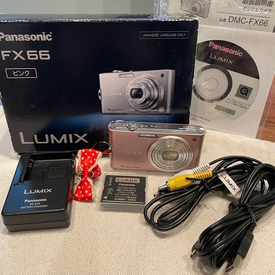 Panasonic パナソニック LUMIX DMC-FX66 ピンク