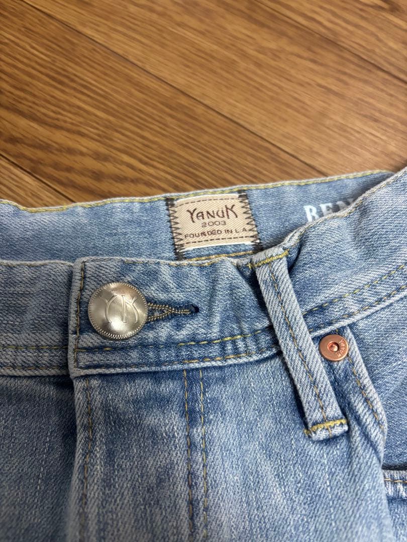 タグ付きYANUK クラシックストレート BEN ストレッチ 30 ヤヌーク