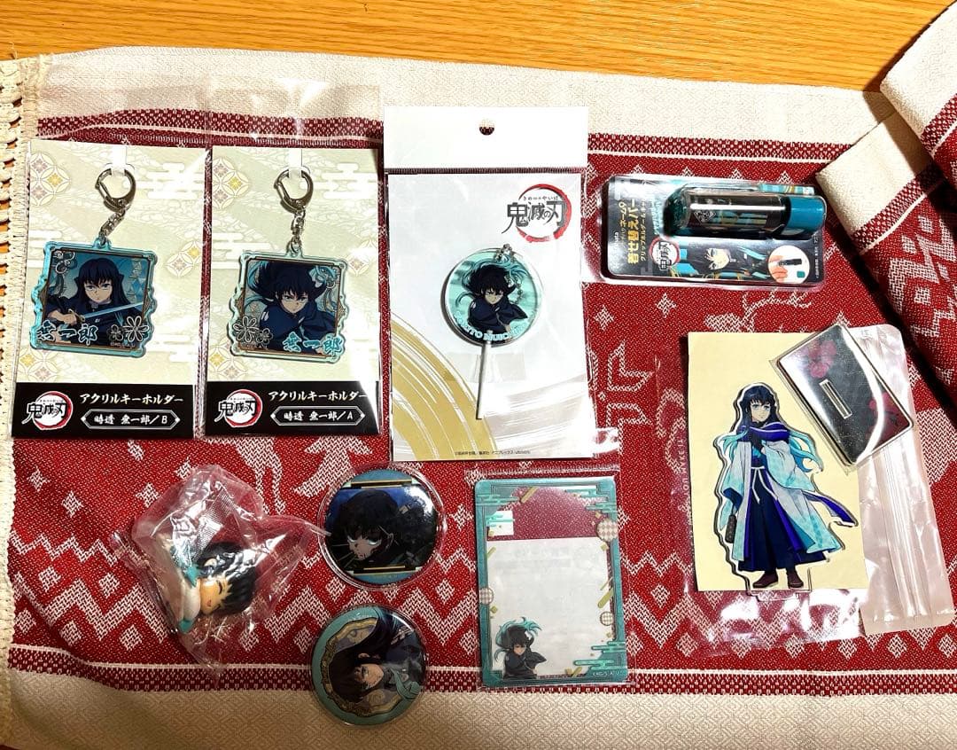 時透無一郎　ペロキャンアクキー 缶バッチ　おねむたん　カードケース 伍周年記念祭