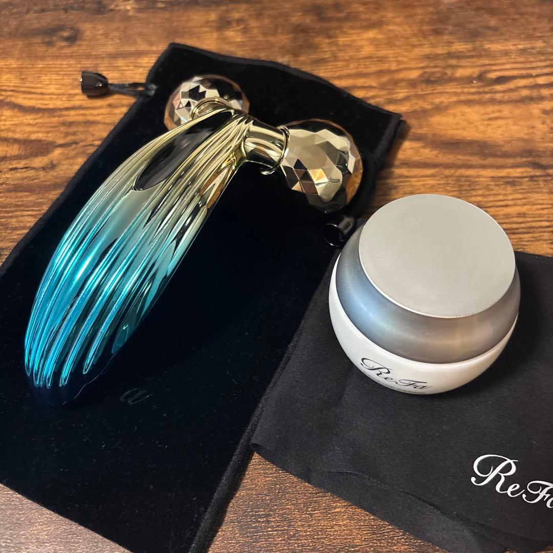 ReFa CARAT RAY 美顔ローラー＋フェイスクリーム(箱、説明書あり)