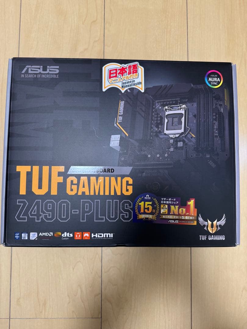 ASUS TUF GAMING Z490-PLUS マザーボード 本体