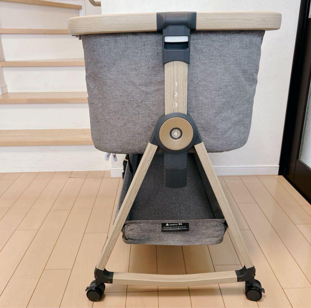 【美品】HZDMJベビーベッド 折りたたみ式 付属品完備 説明書 収納袋付き