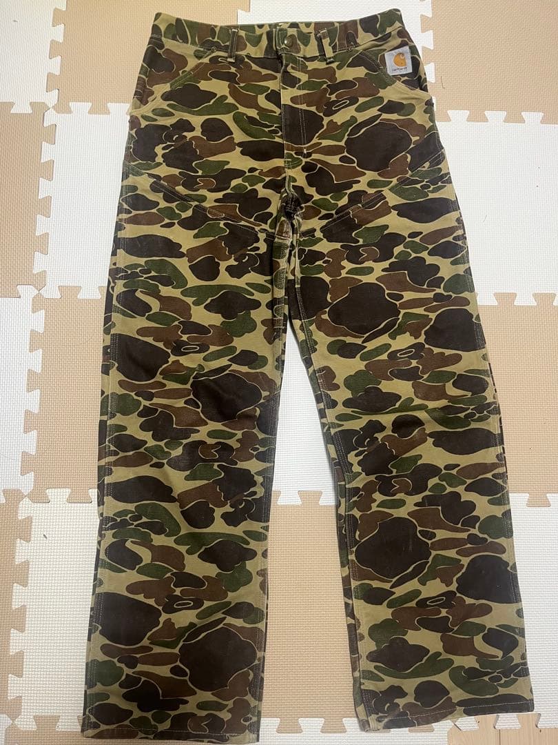 コ*豆様 90s Carhartt camouflage duckpants U