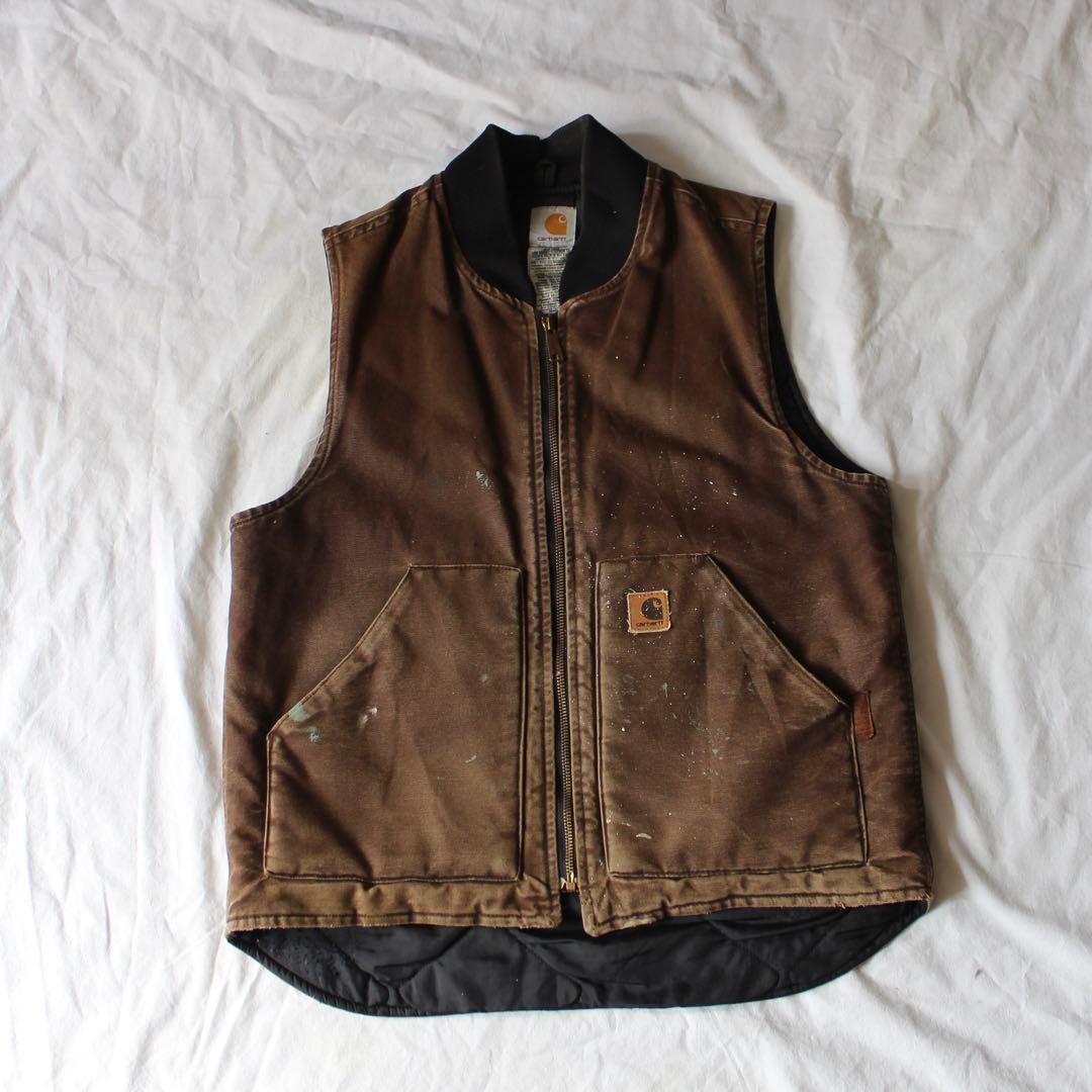 リアルワーク Carhartt ダックベスト ワークベスト DKB usa M