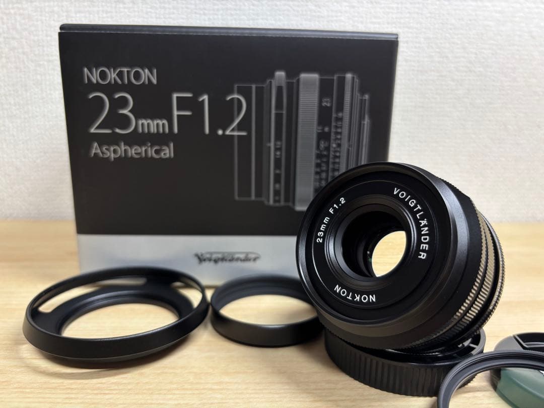ホクトレンダー NOKTON 23mm F1.2 Xマウント フィルター付き