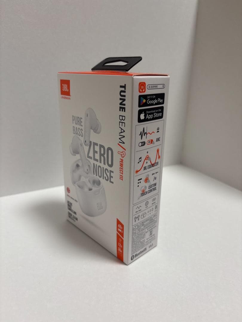 【新品・未使用・未開封】JBL TUNE BEAM ホワイト ワイヤレスイヤホン