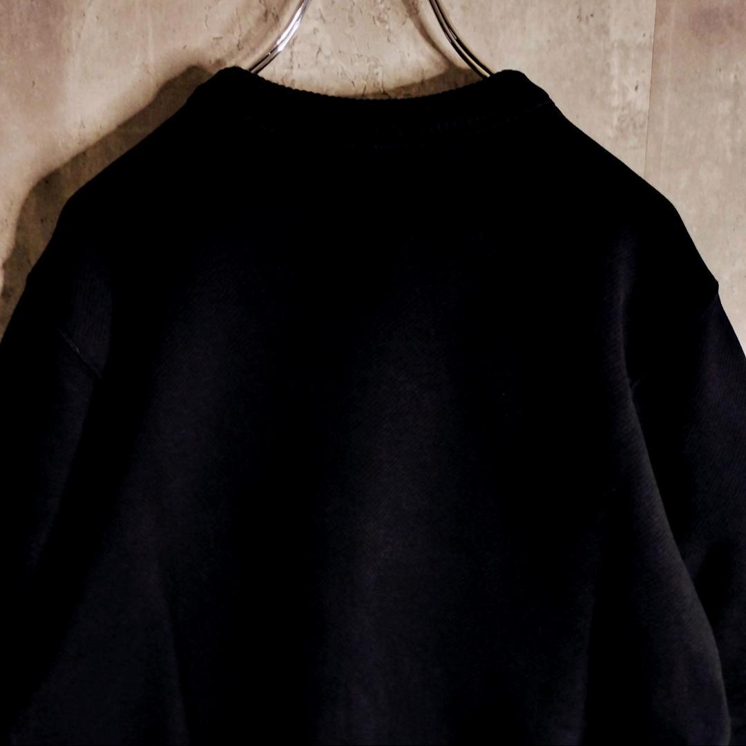 【現行タグ・美品】バーバリー プロ―サムラベル EKD騎士 スウェット 黒