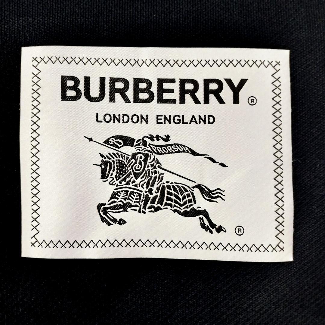 【現行タグ・美品】バーバリー プロ―サムラベル EKD騎士 スウェット 黒