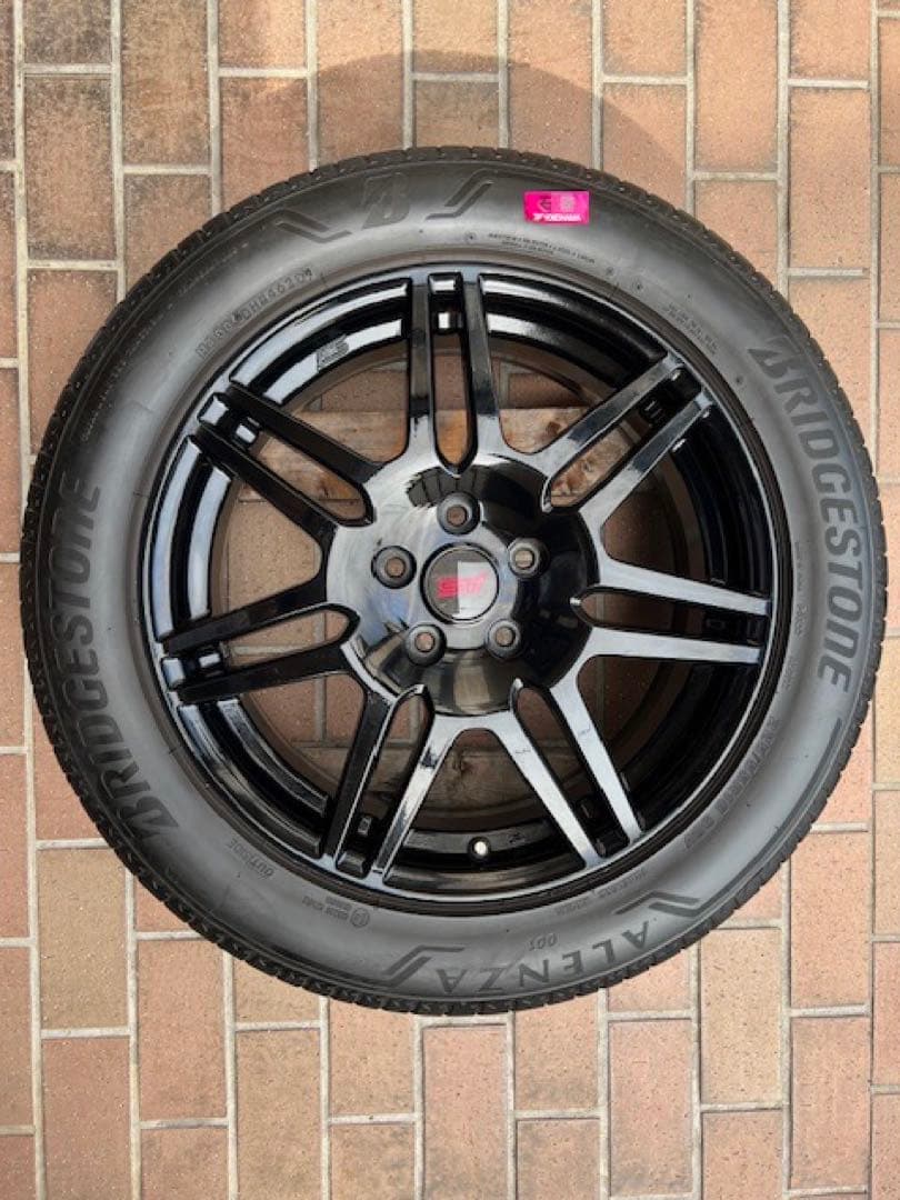 BSタイヤ+stiホイール 4本セット美品