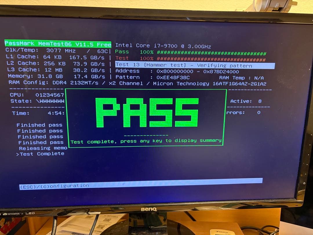 [動作確認済]Sycom DDR4 8GB×2＝16GB デスクトップ用メモリー