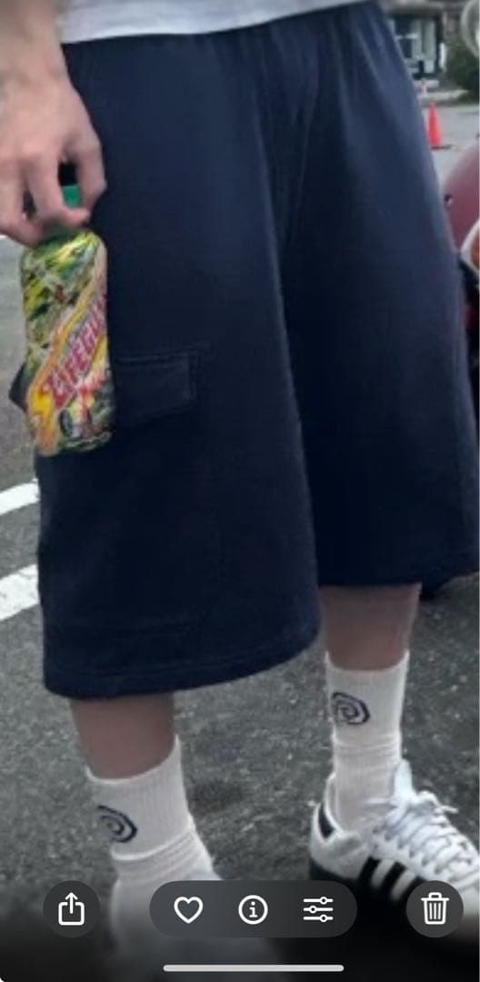 ぽーざー様専soonerorlater sweat cargo shorts