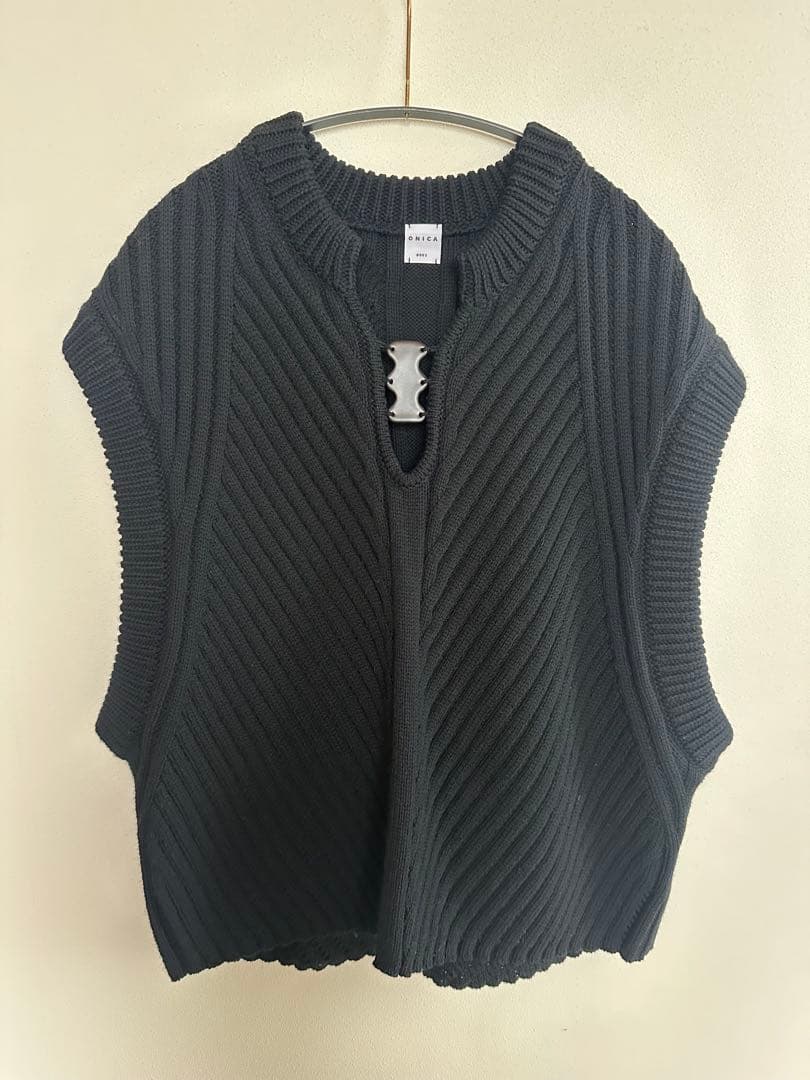 【muu】ONICA ウールニットベスト