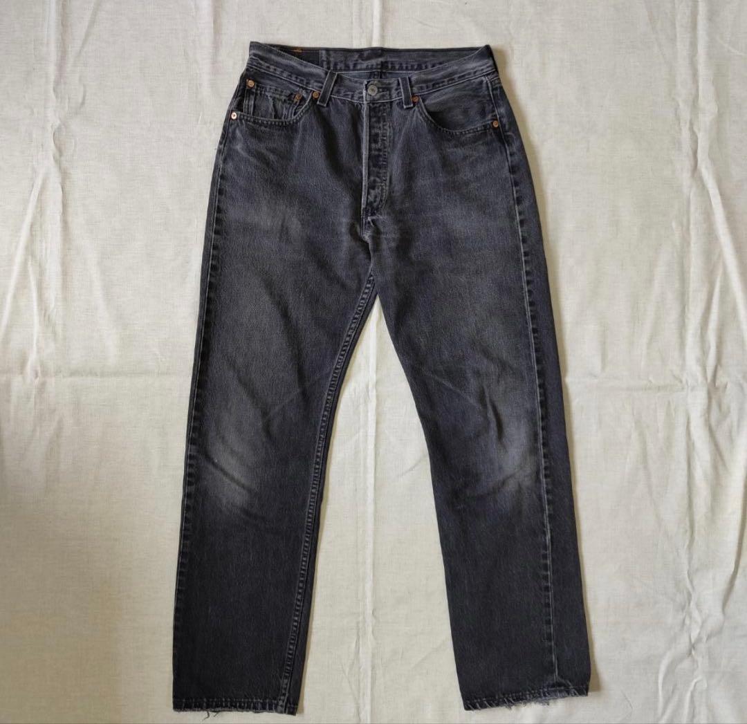 値下げ　リーバイス　501 ブラック　アメリカ製　USA