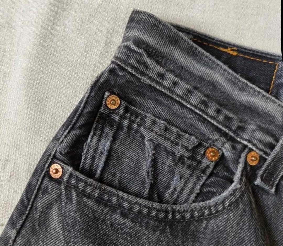 値下げ　リーバイス　501 ブラック　アメリカ製　USA