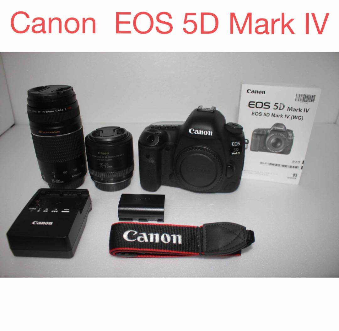 Wi-Fi/動画/保証/canon EOS 5D Mark IV レンズセット