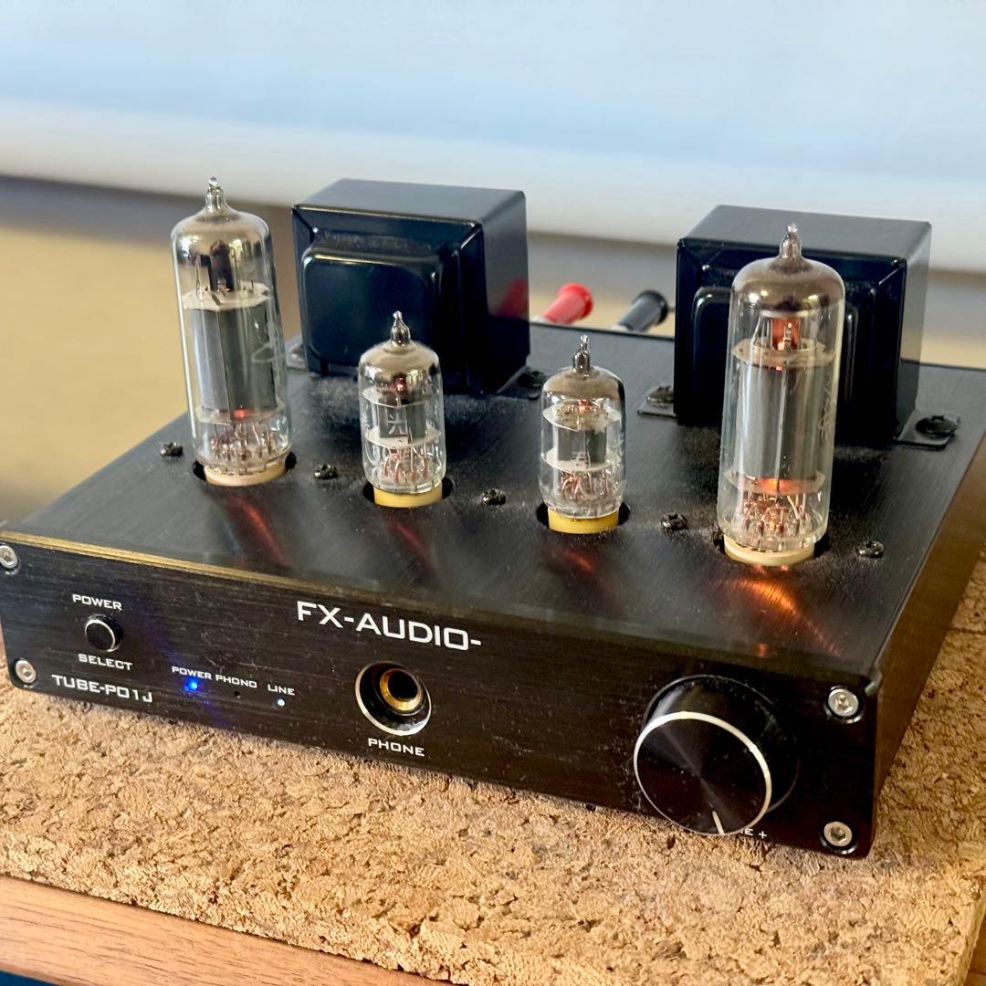 FX-AUDIO TUBE-P01J 真空管アンプ ※やや難あり