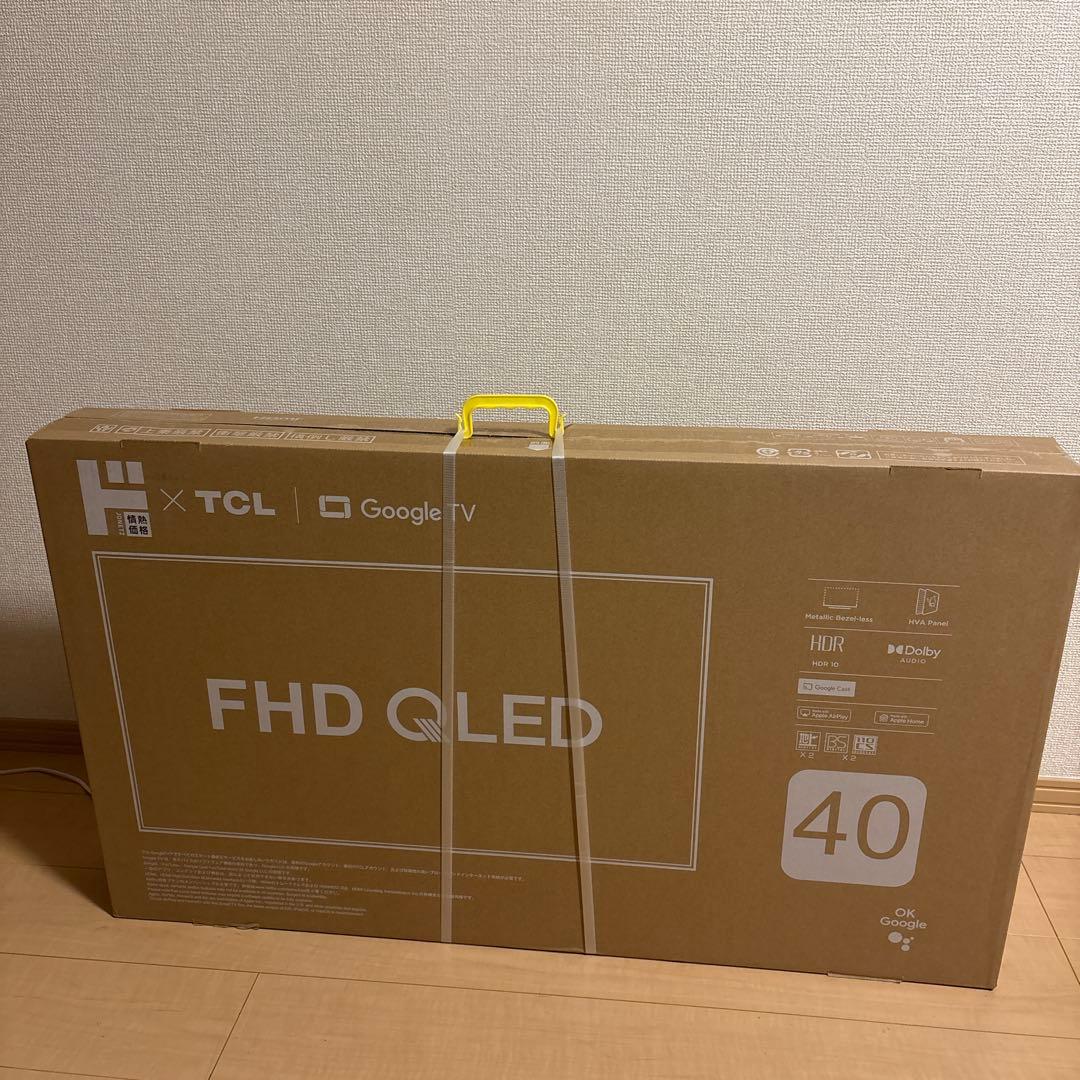 【新品】2025年製TCL40型スマート液晶テレビ
