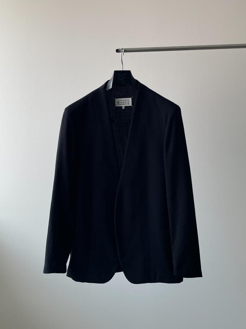 MAISON MARGIELAノーカラージャケット メゾンマルジェラ ジャージー