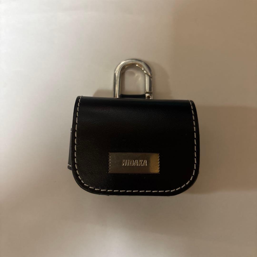 レザー製イヤホンケース ブラック