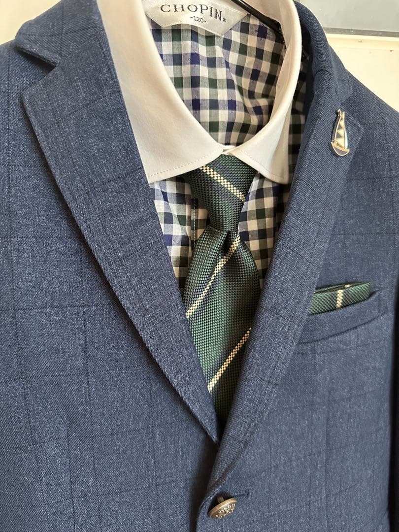 極美品　ショパン　120 スーツ　入学式　発表会　男の子