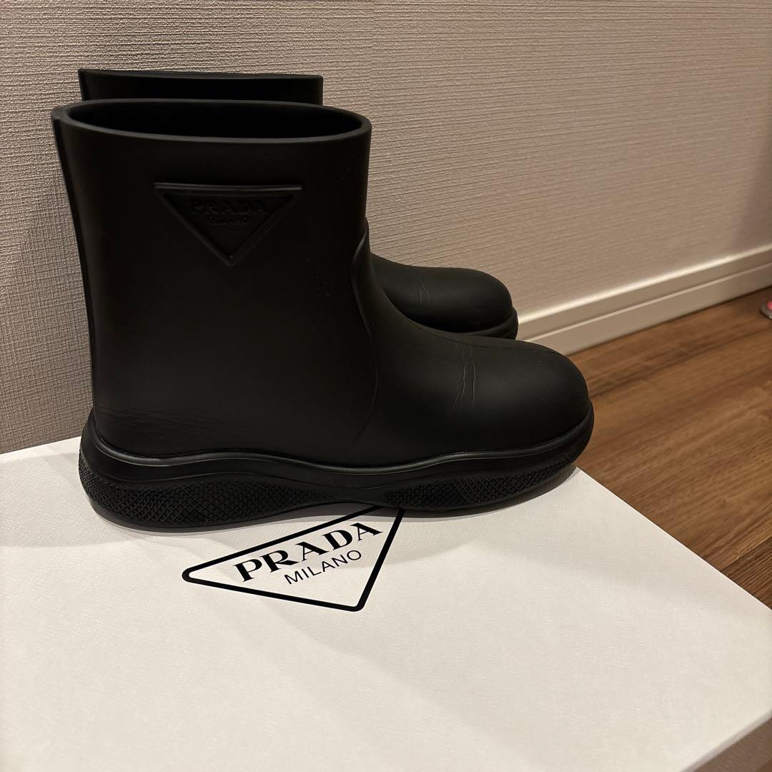 プラダ　レインブーツ　38