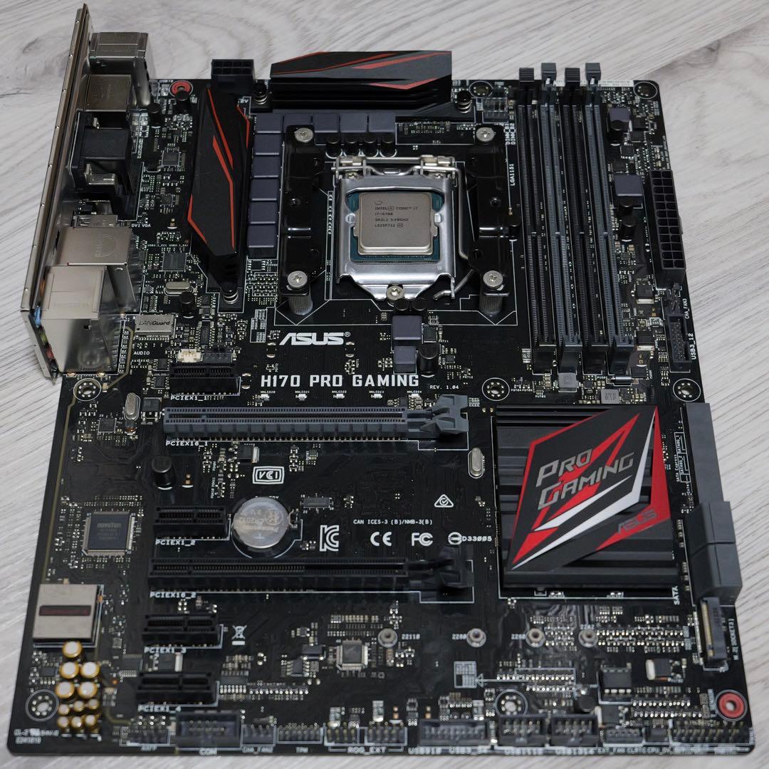 Intel Core i7-6700 ASUSマザボ メモリ 虎徹CPUファン