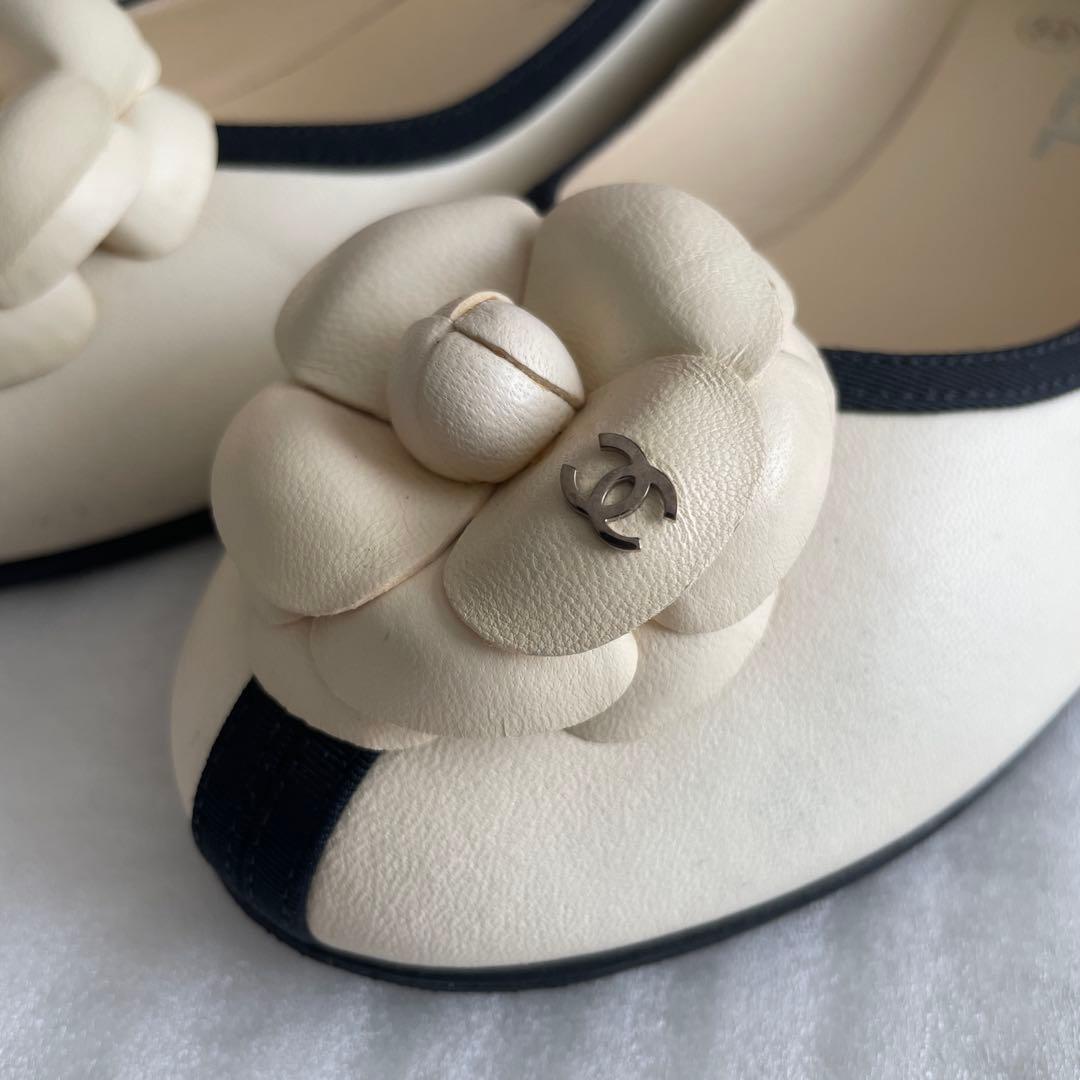 【即日発送可◎】CHANEL カメリア フラットシューズ