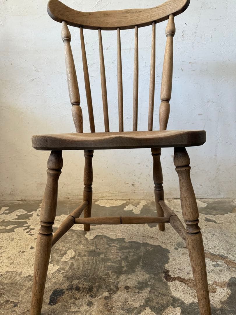 ビンテージ　ダイニングチェア　カフェチェア　剥離加工　no2