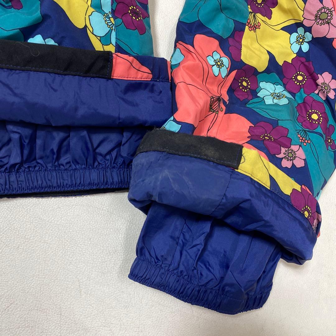 BURTON 花柄 スノーボード ウェア 上下 セット アップ M 140cm