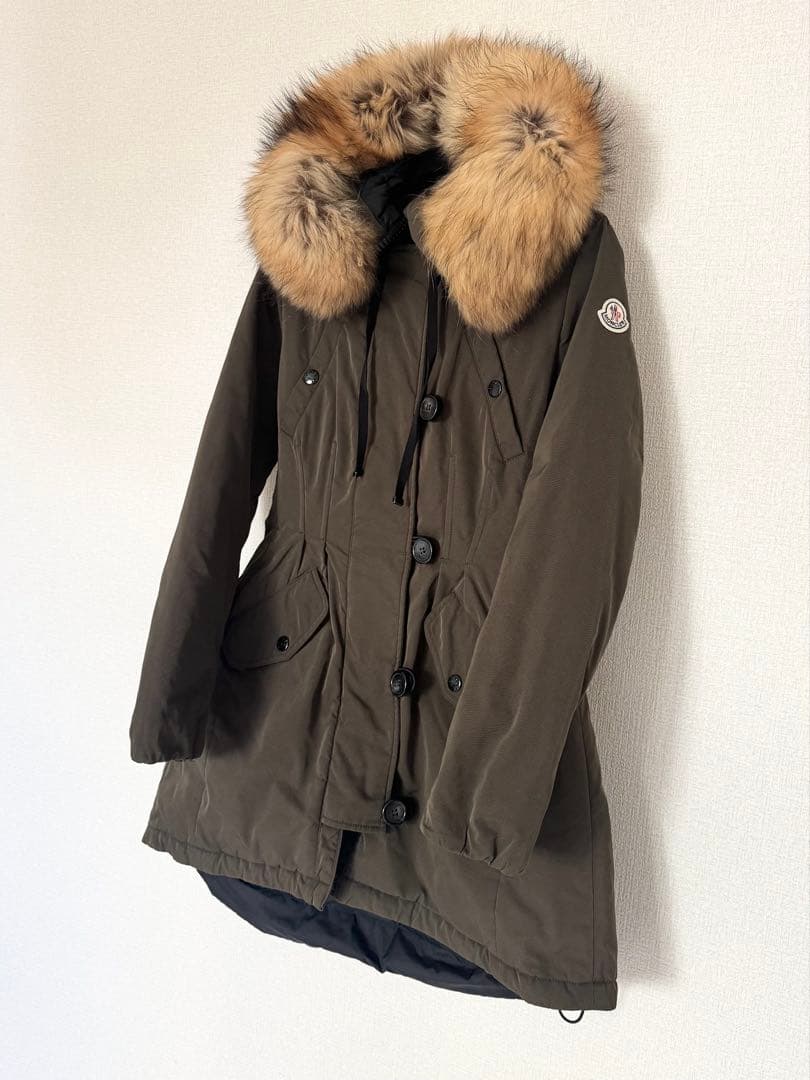 MONCLER モンクレール ファー付きダウンコートARRIOUS モッズコート