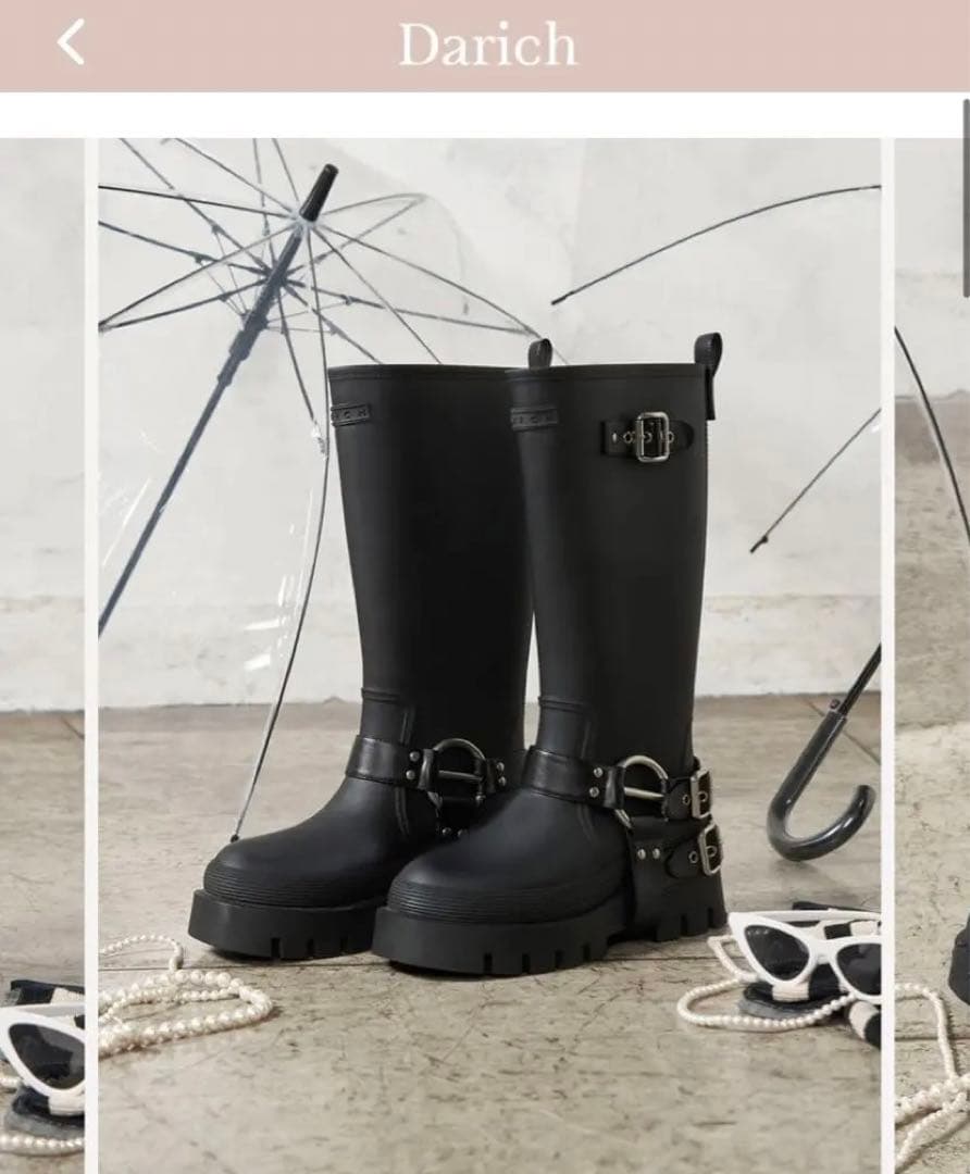 Darich レインブーツ ハーネスラバーブーツ