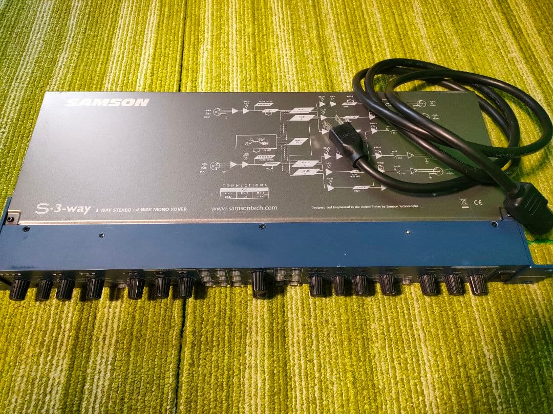 配信機器・PA機器・レコーディング機器 SAMSON S-3-way Stereo/Mono Crossover