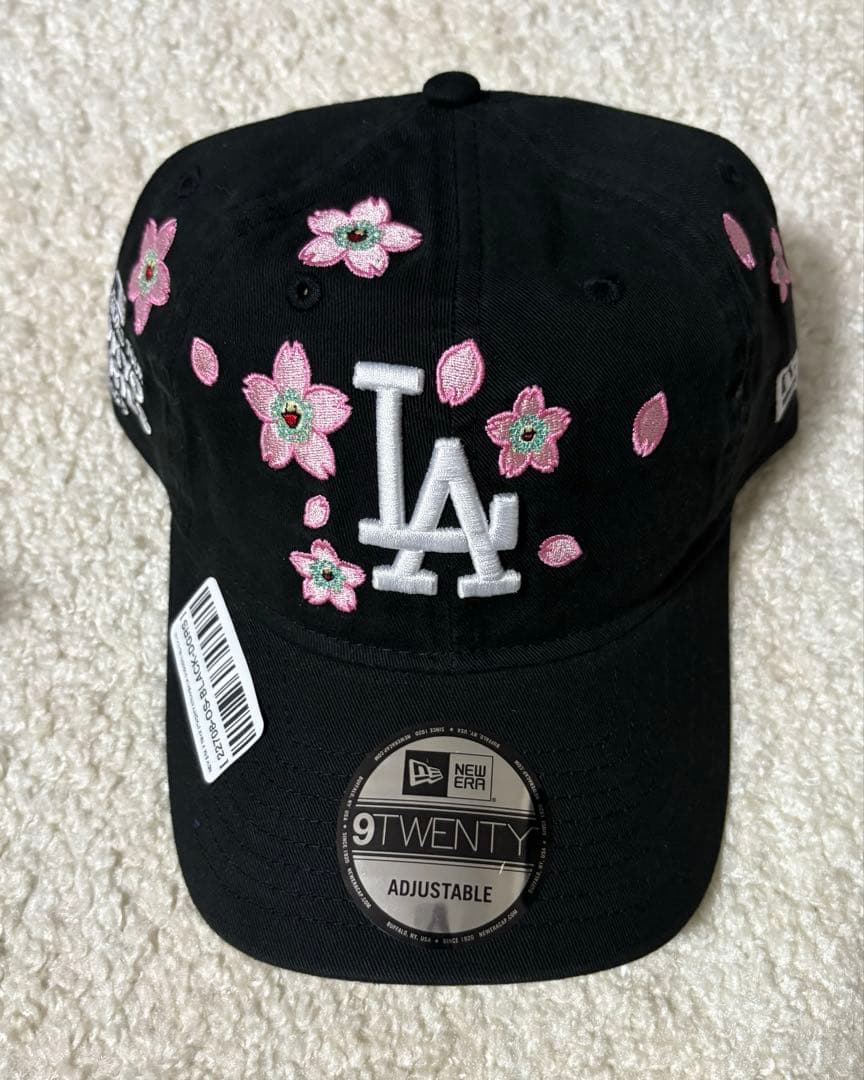 村上隆　ドジャース　キャップ　ブラック