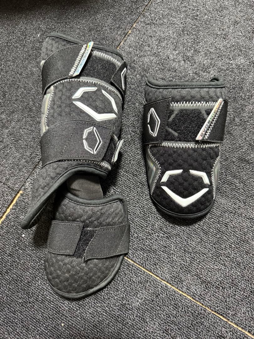【美品】EvoShield エボシールドレッグガード＆エルボーガード　ブラック