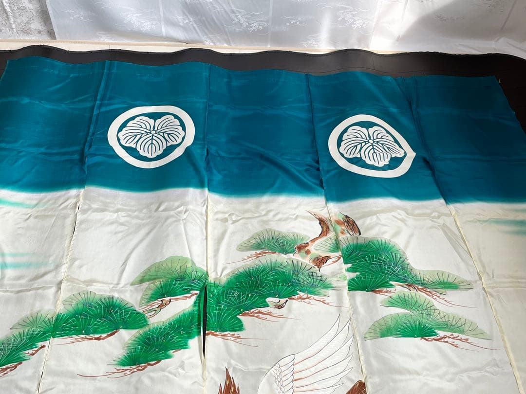 加賀のれん　花嫁のれん　郷土　タカ　珍色あり　リメイク素材