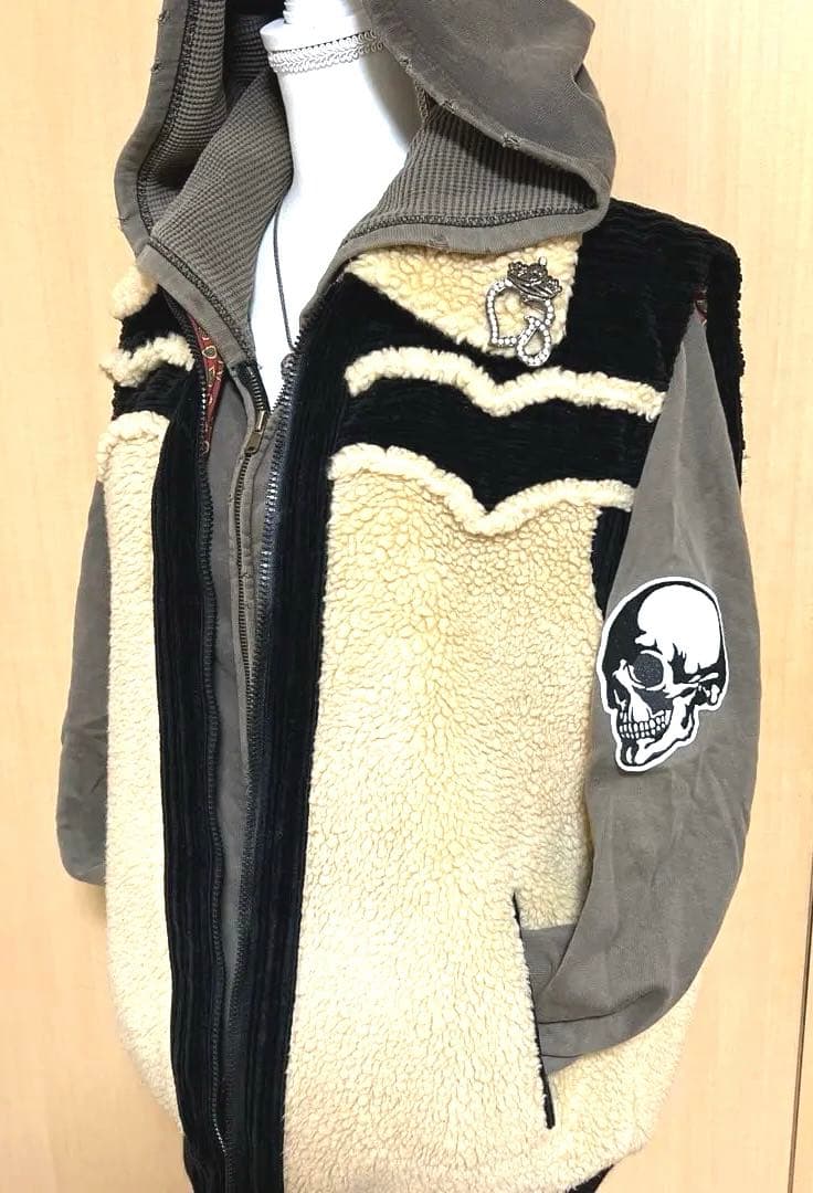 激レア NUMBER(N)INE ナンバーナイン 名作 ボアベスト カート期　L