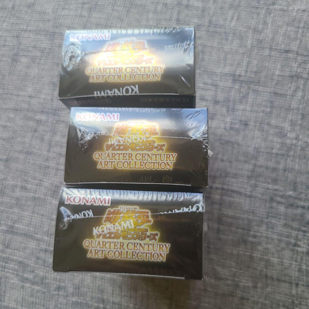 ☆*☆様 遊戯王 クォーターセンチュリーアートコレクション 3box シュリンク