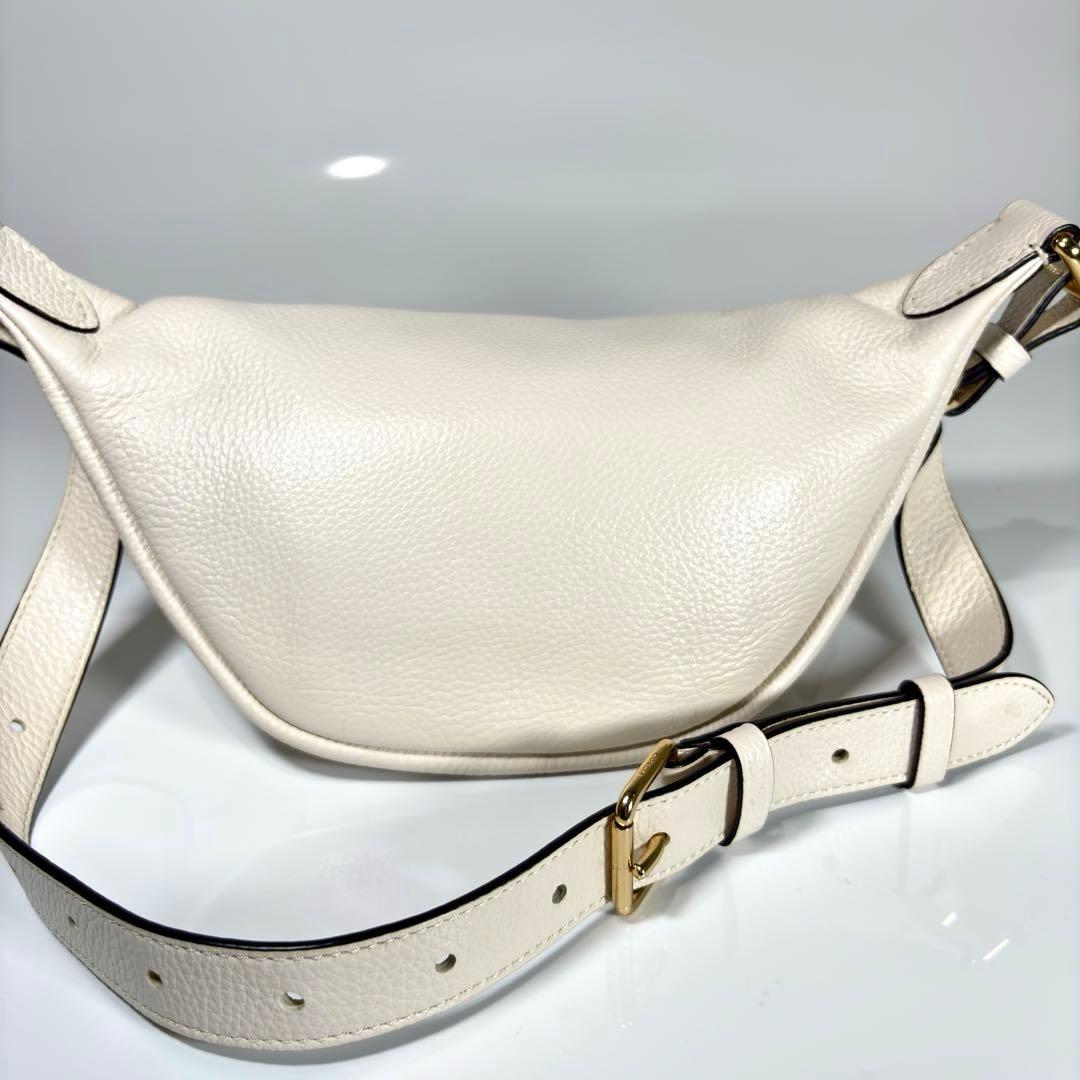 未使用級 COACH コーチ ボディバッグ レザー ゴールド金具 ウエストポーチ