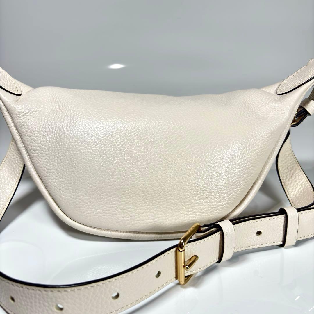 未使用級 COACH コーチ ボディバッグ レザー ゴールド金具 ウエストポーチ