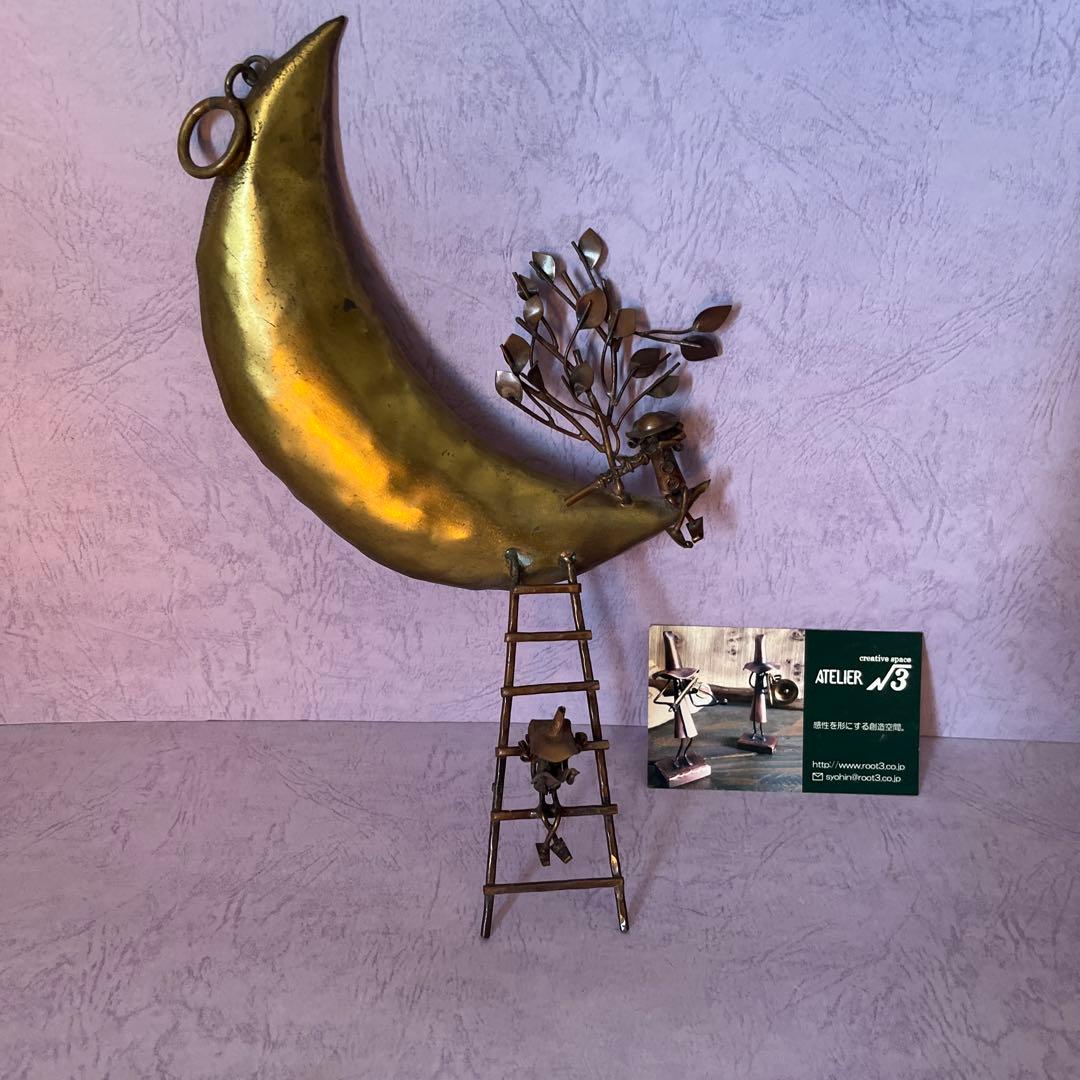 アトリエルートスリー　インテリア　壁かけ　真鍮銅細工