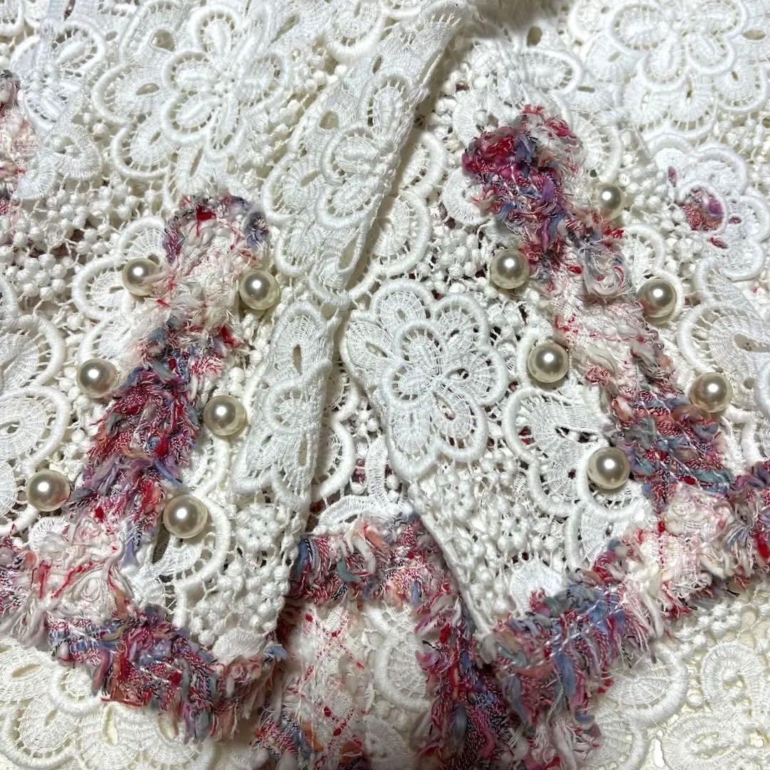 【美品✨】CHANELシャネル★レース★ジャケット＆スカート★セットアップ36