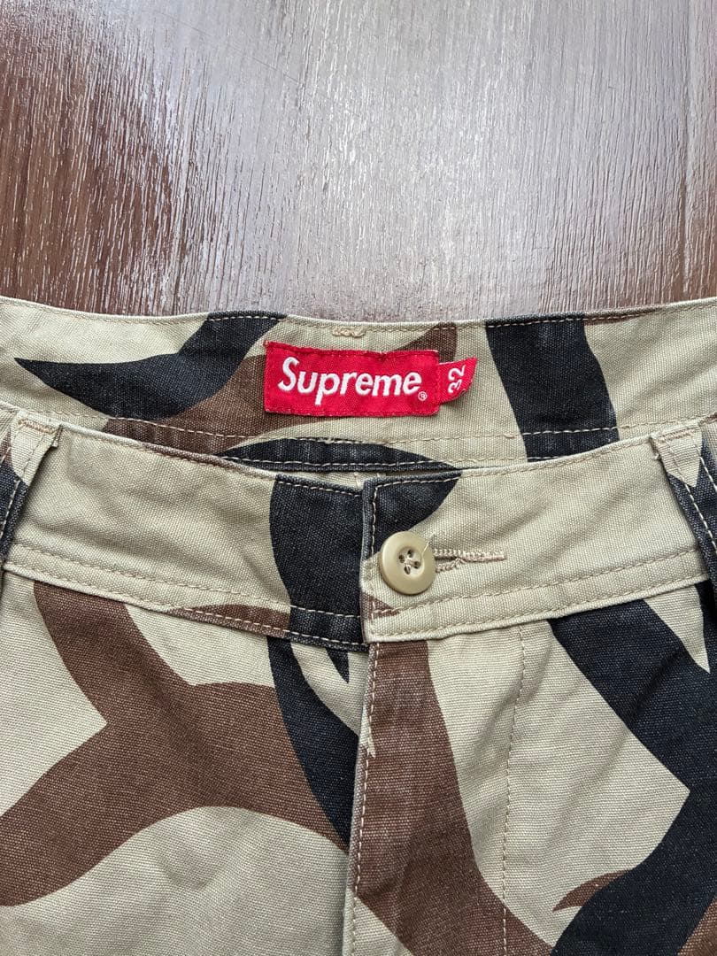 Supreme シュプリーム トライバルカモ カーゴパンツ W32たくあん