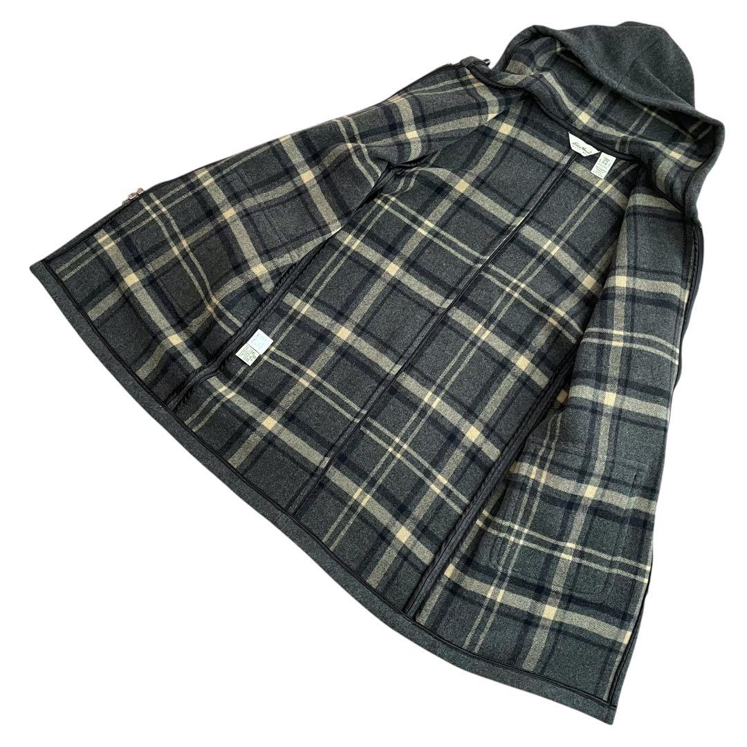 【美品】EddieBauerエディ-バウア- 90s フード付き ウール コート