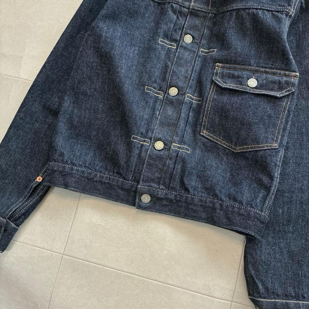 美品 LENO リノ 1stタイプ デニムジャケットGジャン 濃紺 03 sc5